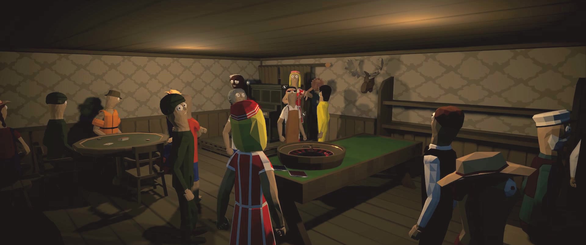 The casino floor