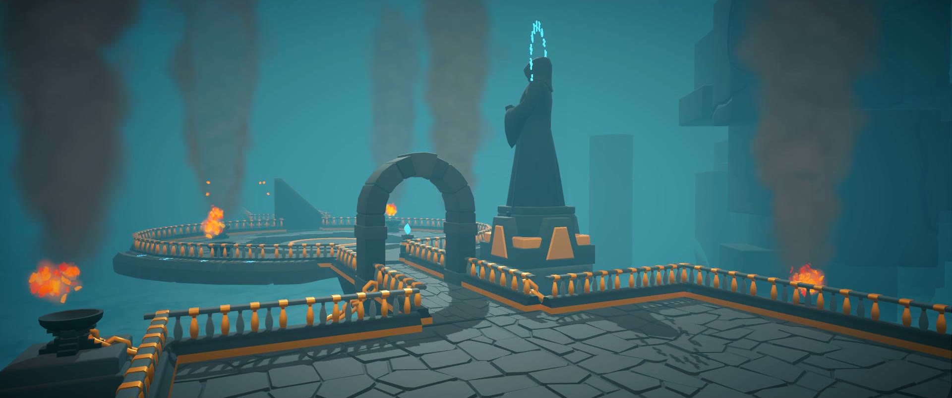 Down through the crypts
