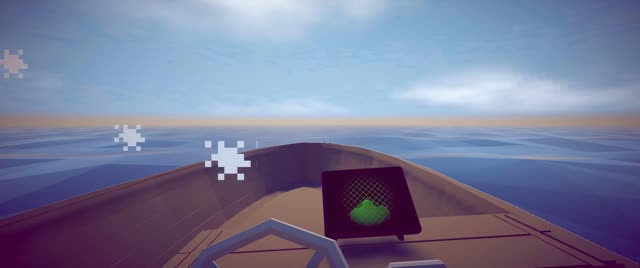 Your own boat, with a fish radar