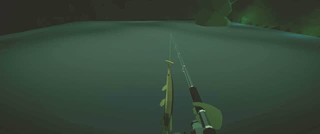 Fishing a crypt lake